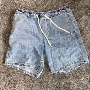 Jean Shorts Above the Knee!